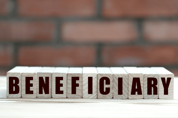 beneficiary letters on blocks- update your beneficiaries